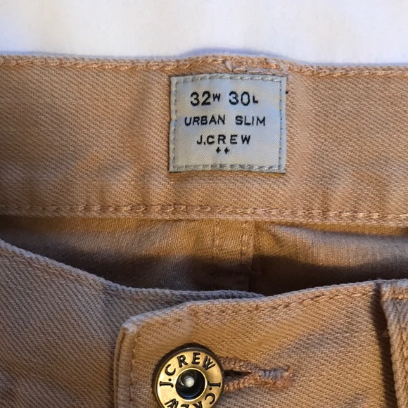 J. Crew Factory Urban Slim Tan Jeans, 32 x 30 - Picture 7 of 8